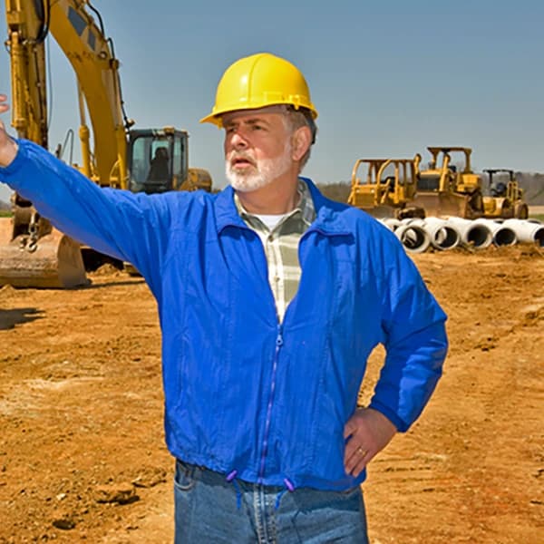 Directing Traffic On Highway Construction
